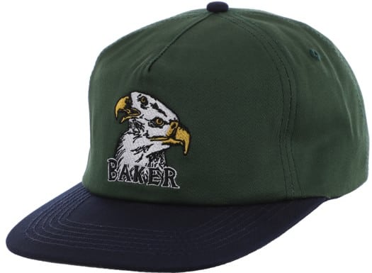 Baker Eagle Eyes Snapback Hat - green/purple - view large