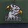 Baker Eagle Eyes Snapback Hat - green/purple - front detail