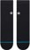 Stance Icon Quarter Sock - black - front