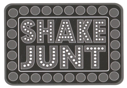 Shake Junt Box Logo Sticker - black/grey - view large