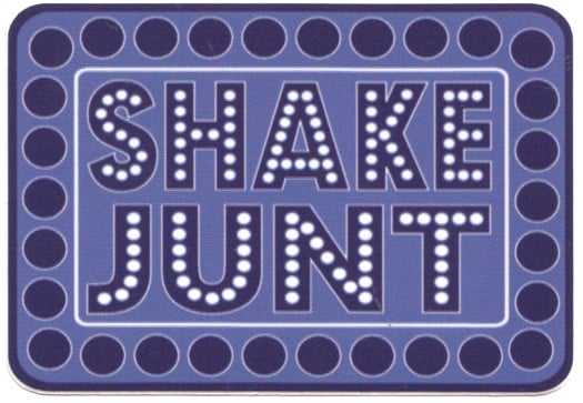 Shake Junt Box Logo Sticker - blue/navy - view large