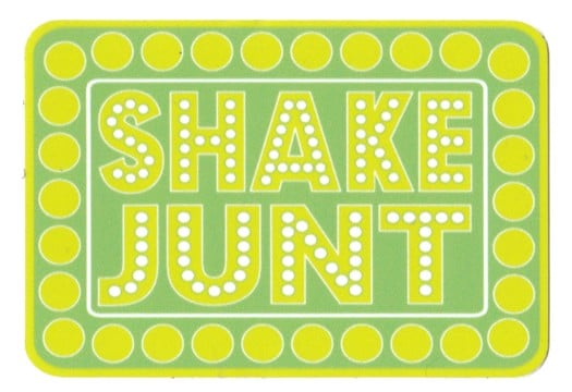Shake Junt Box Logo Sticker - green/lime - view large