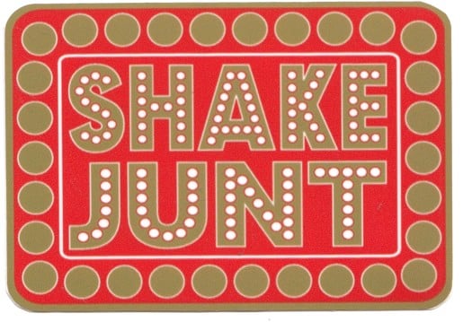 Shake Junt Box Logo Sticker - red/brown - view large