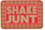 Shake Junt Box Logo Sticker - red/brown