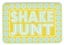 Shake Junt Box Logo Sticker - yellow/sky