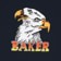 Baker Eagle Eyes T-Shirt - navy - front detail