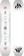 Jones Tweaker Snowboard 2024 - white base