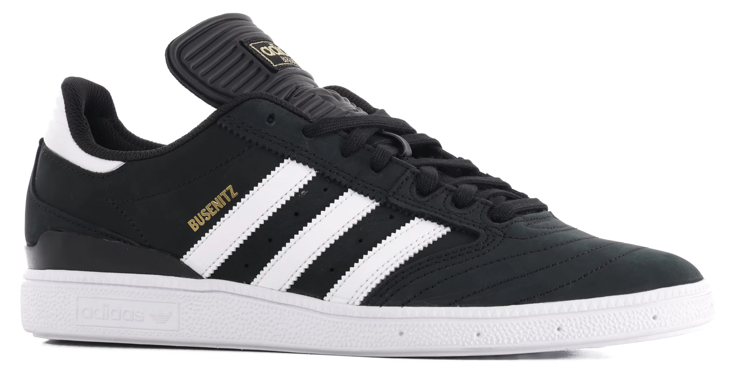 mucho transmisión Inmundicia Adidas Busenitz Pro Skate Shoes - core black/footwear white/gold metallic -  Free Shipping | Tactics