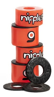 Orangatang Nipples Double Barrel Skate Bushings (2 Truck Set) - orange (soft) - view large
