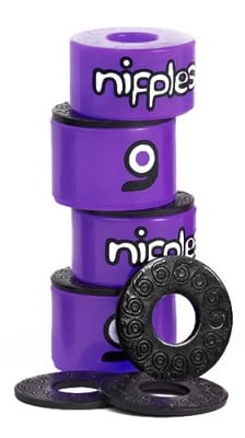 Orangatang Nipples Double Barrel Skate Bushings (2 Truck Set) - purple (medium) - view large