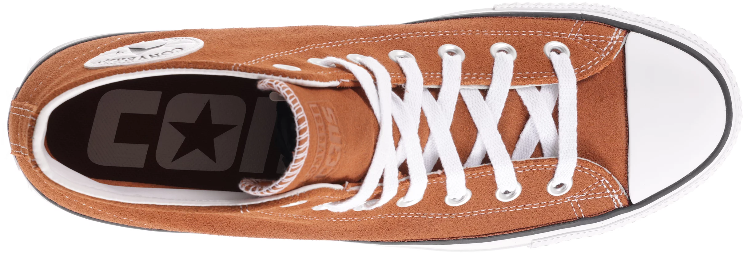 Converse Chuck Taylor All Star Pro Mid Skate Shoes - tawny
