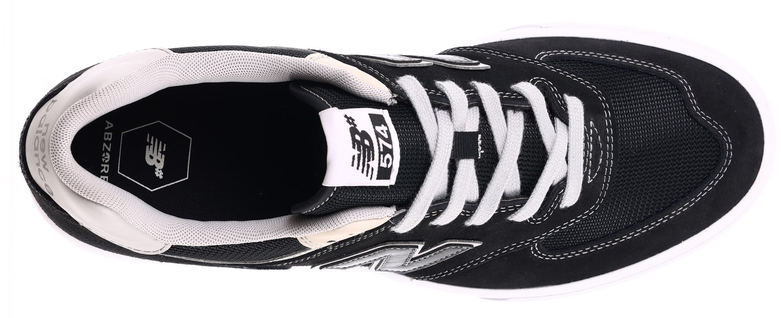 New Balance Numeric 574V Skate Shoes - black/grey | Tactics