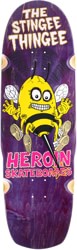 Heroin Stingee Thingee 9.8 Wheel Well Skateboard Deck - navy