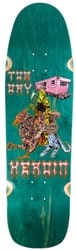 Heroin Day Die Tonight 8.88 Skateboard Deck - teal