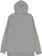 Burton Mountain Pullover Hoodie - gray heather - reverse