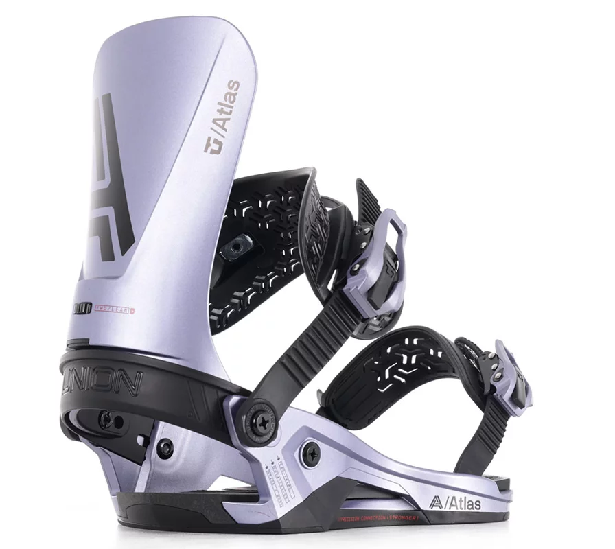 再出品　23-24 UNION ATLAS LLICPURPLE UNION ATLAS SNOWBOARD BINDINGS 2024 - Metallic Purple - Size