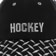 Hockey Diamond Plate Snapback Hat - black - front detail