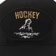 Hockey Surface Snapback Hat - black - front detail