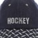 Hockey Diamond Plate Snapback Hat - denim - front detail
