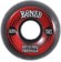Bones 100's OG Formula V5 Sidecut Skateboard Wheels - black/red (100a)