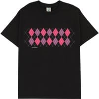 Frog Total Argyle T-Shirt - black