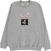 Frog Instagram Ads Crew Sweatshirt - grey