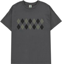 Frog Total Argyle T-Shirt - charcoal