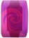 Slime Balls Light Ups Cruiser Skateboard Wheels - pink/purple (78a) - side