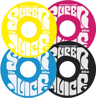 OJ Super Juice Cruiser Skateboard Wheels - cmyk mixup (78a) - view large