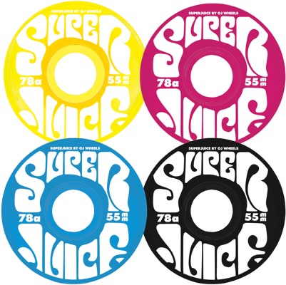 OJ Mini Super Juice Cruiser Skateboard Wheels - cmyk mixup (78a) - view large