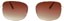 Happy Hour The Beagle Sunglasses - gold/amber fade lens - front detail