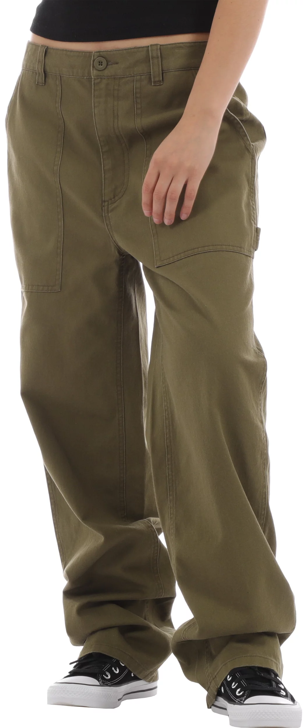Brixton Women's Almeda Pants - military olive | Tactics