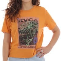 RVCA Women's Atomic Jam T-Shirt - tangerine