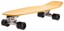 Arbor Warren Shaper 29" Complete Cruiser Skateboard - silver carver trucks / black wheels - angle