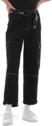 Dickies Women's Contrast Cropped Cargo Pants - black