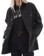 Dickies Women's Duck Canvas Chore Jacket - black - open