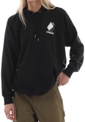 Volcom Women's Truly Stoked BF Hoodie - black