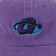 Gas Giants Orbit Strapback Hat - faded plum - front detail