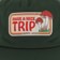 Happy Hour Have A Nice Trip Snapback Hat - cream/green - front detail