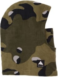 Burton Kids Burke Hood Face Mask - forest moss cookie camo