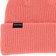 Burton Recycled All Day Long Beanie - reef pink - front detail