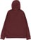 Burton Oak Hoodie - almandine heather - reverse