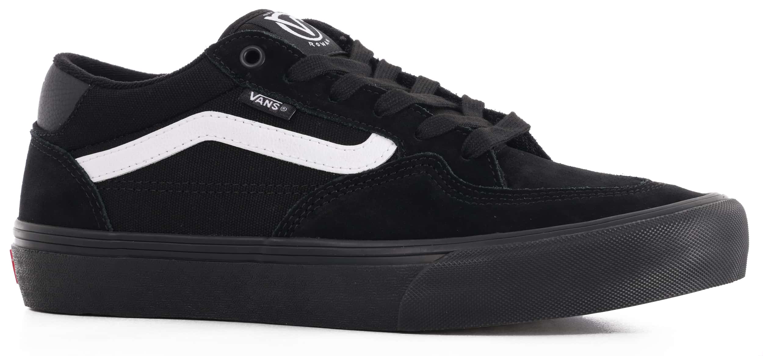 Vans Rowan Pro Skate Shoes - black/black/white | Tactics