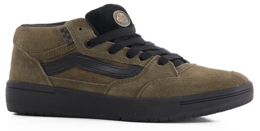 Vans Zahba Mid Skate Shoes - (beatrice domond) dark olive - view large