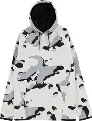 Burton Crown Weatherproof Fleece Hoodie - stout white cookie camo