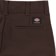 Dickies Regular Straight Skate Pants - chocolate brown - reverse detail
