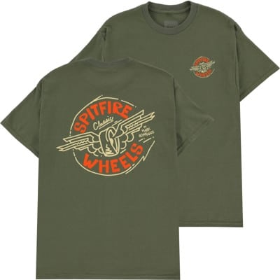 Spitfire Gonz Flying Classic T-Shirt - military green - view large