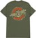Spitfire Gonz Flying Classic T-Shirt - military green - reverse