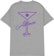 Alltimers League Player T-Shirt - heather grey - reverse