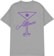 Alltimers League Player T-Shirt - heather grey - reverse
